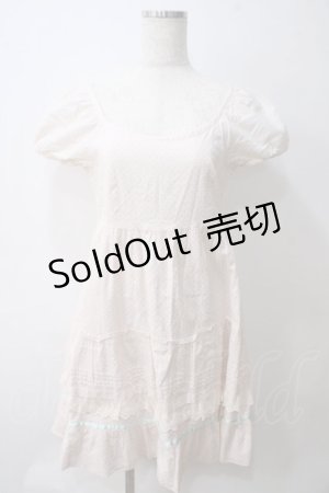 画像: Emily Temple cute / 水玉パフ袖ワンピース  ピンク Y-25-05-25-121-ET-OP-SZ-ZY