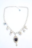 画像3: Jane Marple / 宝石と鏡のネックレス  シルバー×ブルー Y-25-05-25-001-JM-AC-SZ-ZY (3)