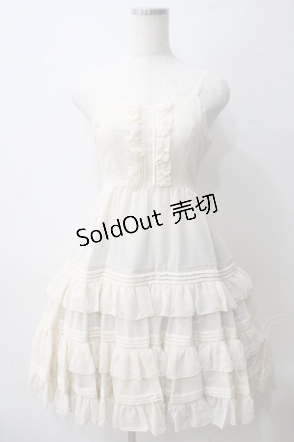 画像1: Victorian maiden / シフォンアンダードレス  アイボリー Y-25-05-25-134-CL-OP-SZ-ZY (1)