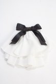 画像1: Innocent World / ハピネスリボンジャボ  White×Black Y-25-05-25-017-IW-ZA-SZ-ZY (1)