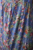 画像3: Jane Marple Dans Le Salon / Magical bouquetティアードドレス M ブルーグレー×ブルーチェック Y-25-05-25-159-JM-OP-SZ-ZY (3)
