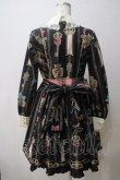 画像2: Angelic Pretty / British Keysワンピース  黒 Y-25-05-25-162-AP-OP-SZ-ZY (2)