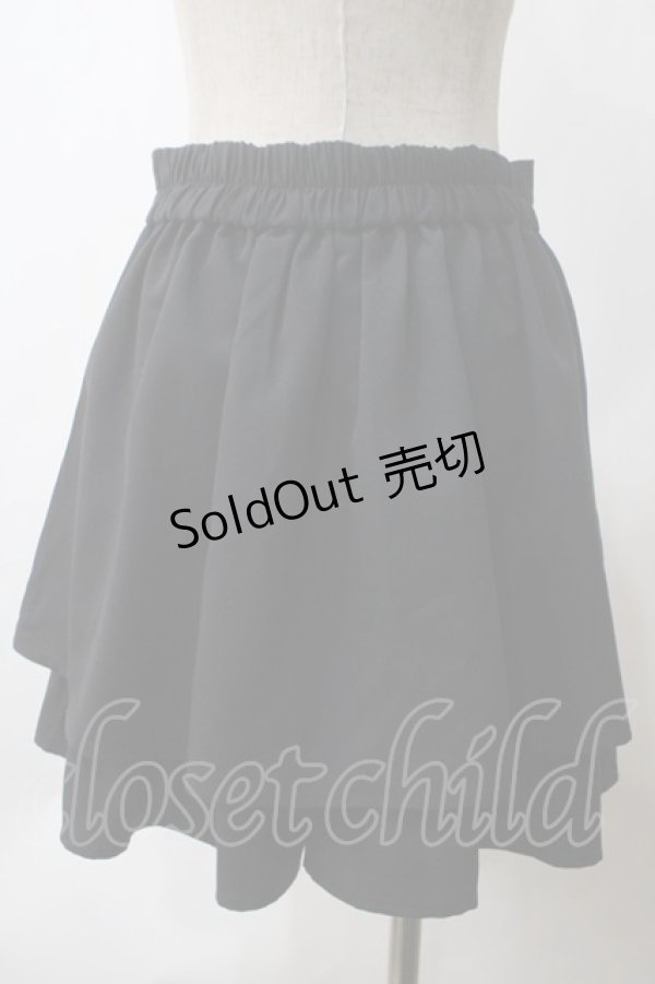 画像2: axes femme / フラップデザインキュロット  黒 Y-25-05-25-170-AX-PA-SZ-ZY (2)