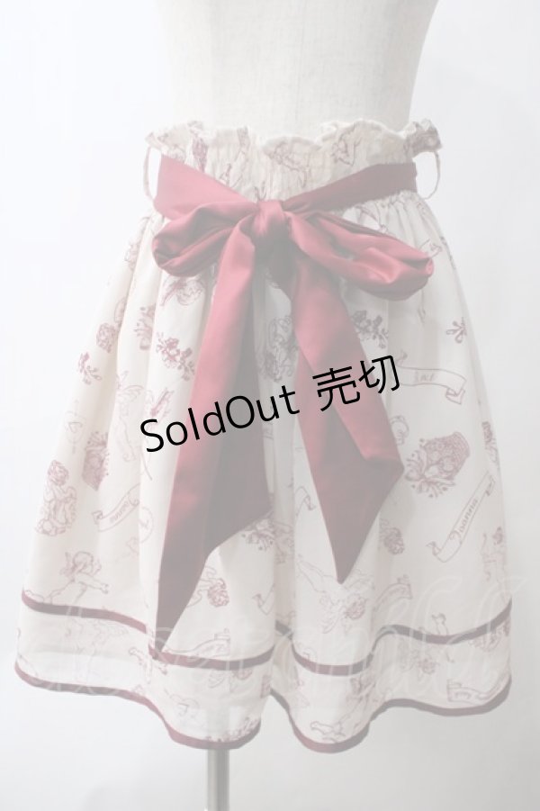 画像1: 【SALE】Fi.n.t  / 天使プリントスカート   Y-25-05-25-180-LO-SK-SZ-ZT455 (1)