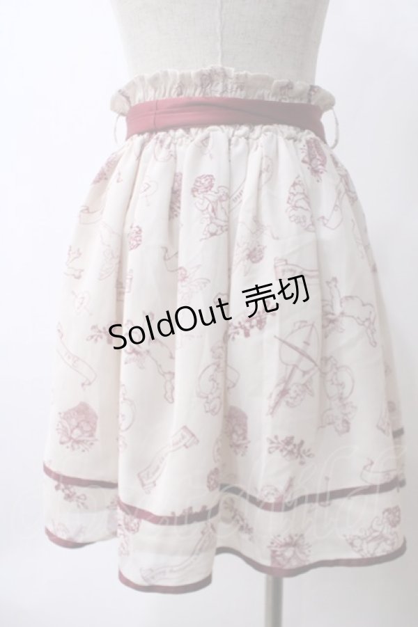 画像2: 【SALE】Fi.n.t  / 天使プリントスカート   Y-25-05-25-180-LO-SK-SZ-ZT455 (2)