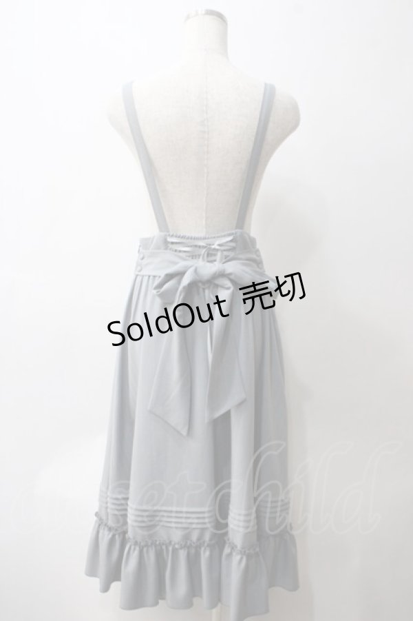 画像2: Amavel / Classical Doll サスペンダーミドルスカート F グレー Y-25-05-25-193-CA-SK-SZ-ZY (2)