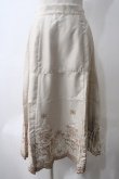 画像1: axes femme / カラー刺繍スカート  ベージュ Y-25-05-25-202-AX-SK-SZ-ZT158 (1)