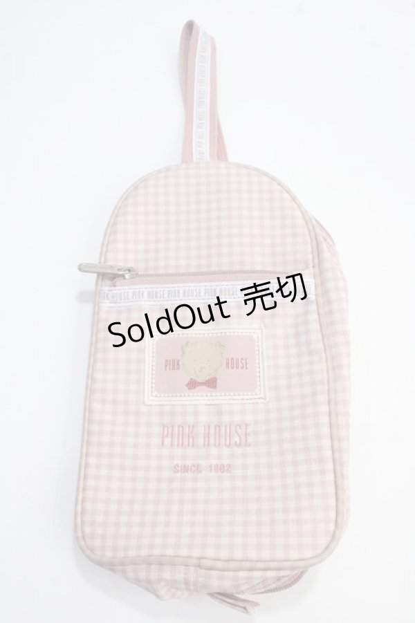 画像1: PINK HOUSE / ギンガムシューズ入れ   Y-25-05-25-028-LO-ZA-SZ-ZT169-F001 (1)