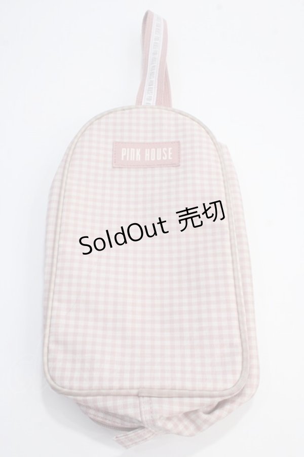 画像2: PINK HOUSE / ギンガムシューズ入れ   Y-25-05-25-028-LO-ZA-SZ-ZT169-F001 (2)
