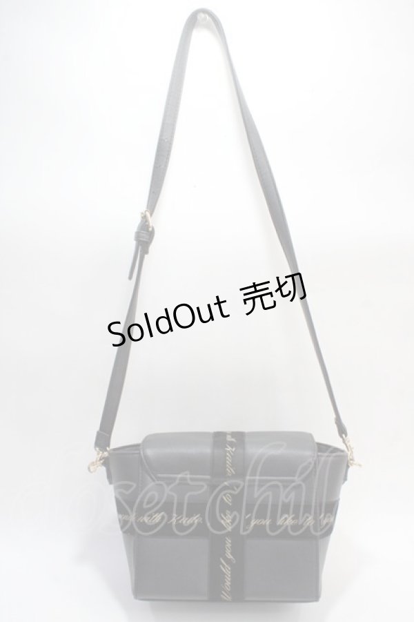 画像2: F i.n.t / プレゼントボックスバッグ F ブラック Y-25-05-25-041-CA-BG-SZ-ZT-K013 (2)