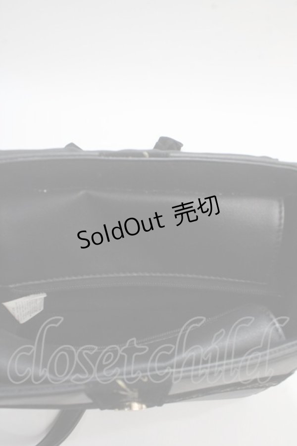 画像3: F i.n.t / プレゼントボックスバッグ F ブラック Y-25-05-25-041-CA-BG-SZ-ZT-K013 (3)