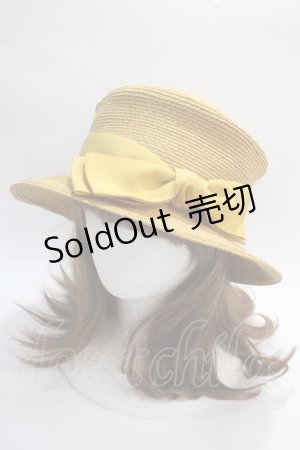 画像: 【SALE】Jane Marple / ラミー編み帽子  マスタード Y-25-05-25-042-JM-AC-SZ-ZT-K004