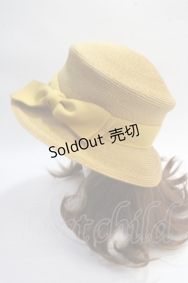 画像2: 【SALE】Jane Marple / ラミー編み帽子  マスタード Y-25-05-25-042-JM-AC-SZ-ZT-K004 (2)