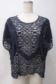 画像1: axes femme / 総レースアンサンブル M 紺 Y-25-05-29-007-AX-TO-SZ-ZI (1)