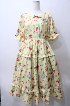 画像: axes femme kawaii / クラシックベリーワンピース M イエロー Y-25-05-29-061-AX-OP-SZ-ZY