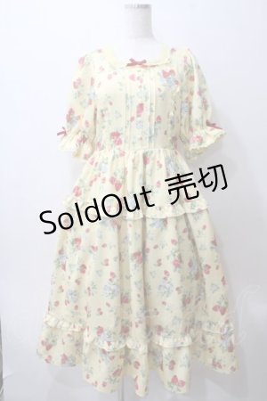 画像: axes femme kawaii / クラシックベリーワンピース M イエロー Y-25-05-29-061-AX-OP-SZ-ZY