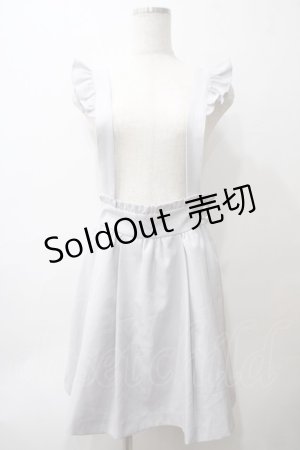 画像: Ank Rouge / フリルサスペンダーギャザースカート M ブルー Y-25-05-29-066-CA-SK-SZ-ZY