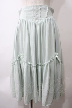 画像: axes femme kawaii / ヴィンテージシフォンスカート M ミント Y-25-05-29-075-AX-SK-SZ-ZY