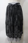 画像1: axes femme POETIQUE / レース重ねプリーツスカート M グレー Y-25-05-29-098-AX-SK-SZ-ZT125 (1)