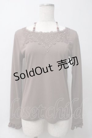 画像: axes femme / クロスストラップインナー M モカ Y-25-05-29-013-AX-TO-SZ-ZY