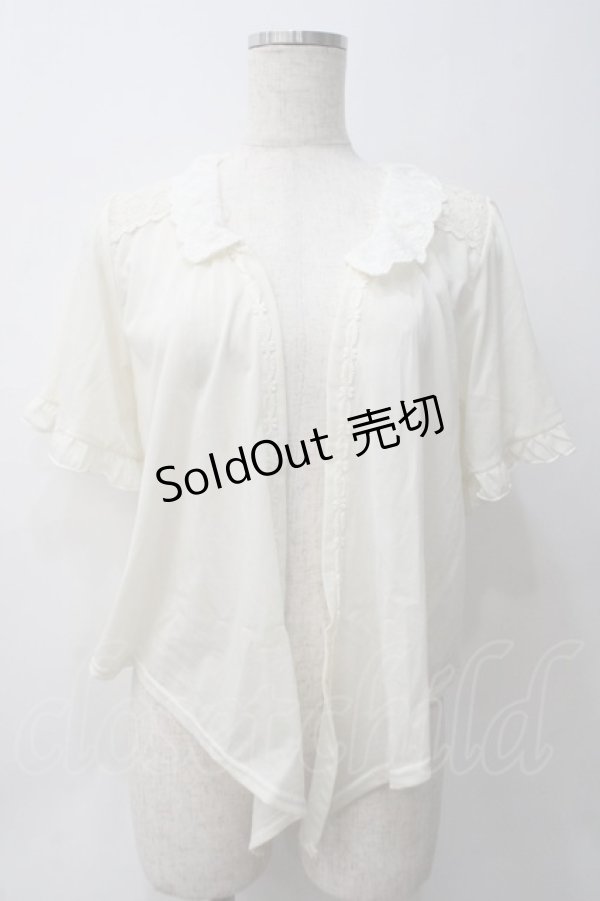 画像1: axes femme / ボレロ M 生成り Y-25-05-29-003-AX-TO-SZ-ZY (1)