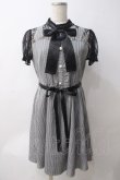 画像1: Ank Rouge / チェックワンピース M グレー Y-25-05-29-028-CA-OP-SZ-ZY (1)