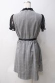 画像2: Ank Rouge / チェックワンピース M グレー Y-25-05-29-028-CA-OP-SZ-ZY (2)