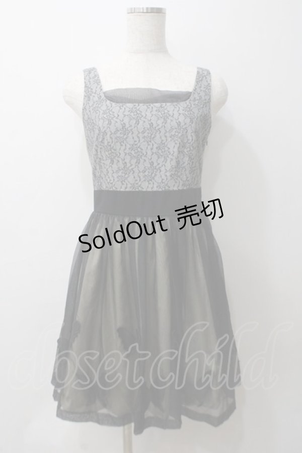 画像1: MILK / Lilyドレス  ブラックレース Y-25-05-29-033-ML-OP-SZ-ZI (1)