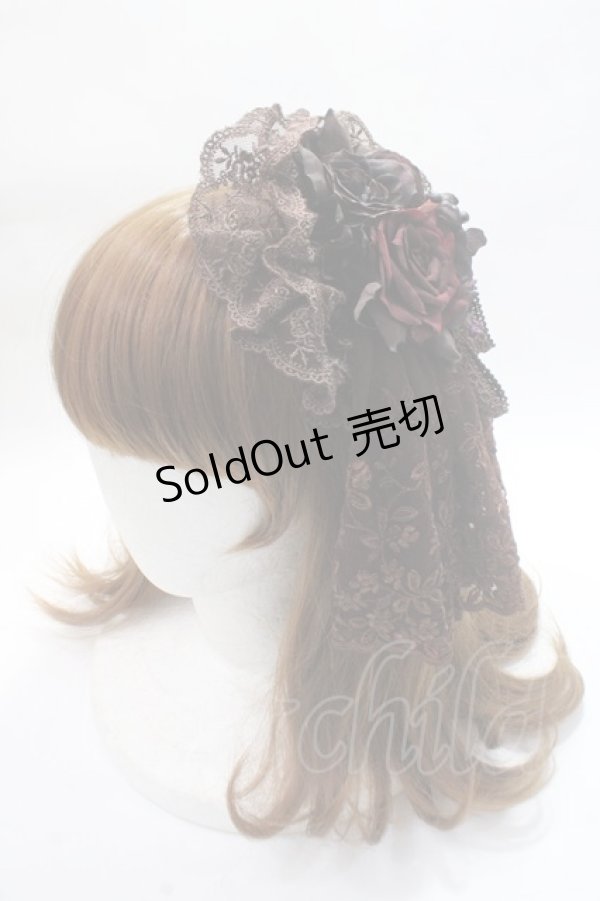 画像1: PrivateSquare. / コサージュレースヘッドドレス   Y-25-06-01-045-LO-AC-SZ-ZY (1)