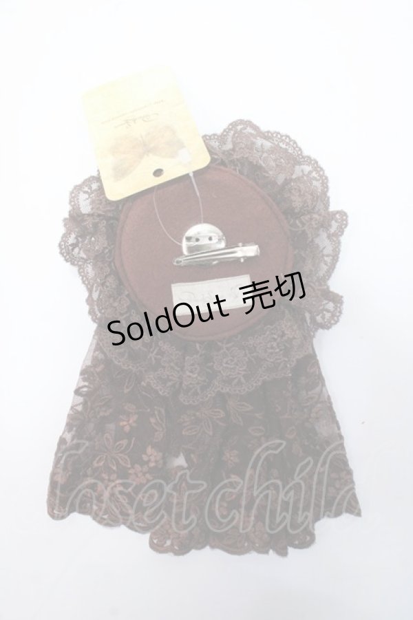 画像3: PrivateSquare. / コサージュレースヘッドドレス   Y-25-06-01-045-LO-AC-SZ-ZY (3)