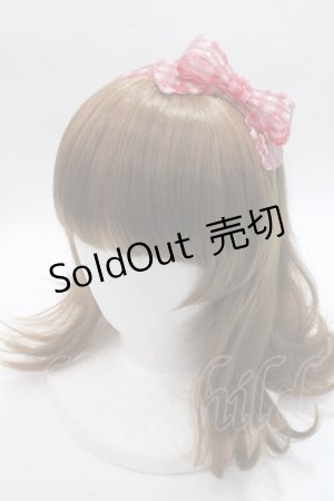 画像: BABY,THE STARS SHINE BRIGHT / メルティーヌ Ribbon カチューシャ  レッド Y-25-06-01-051-BA-AC-SZ-ZY