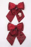 画像1: m petit by misako / サンリオキャラクターズコラボ ハローキティ　リボンクリップ  中赤 Y-25-06-01-009-LO-AC-SZ-ZY (1)