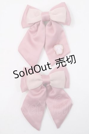 画像: m petit by misako / サンリオキャラクターズコラボ マイメロディ　リボンクリップ  中桃 Y-25-06-01-010-LO-AC-SZ-ZY