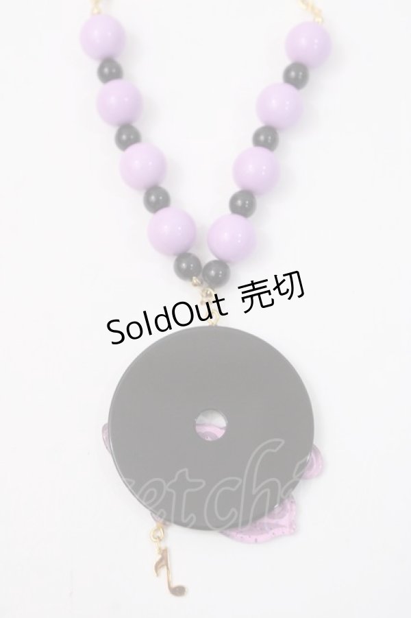 画像2: Angelic Pretty / Neon Musicネックレス  ブラック Y-25-06-01-001-AP-AC-SZ-ZY (2)