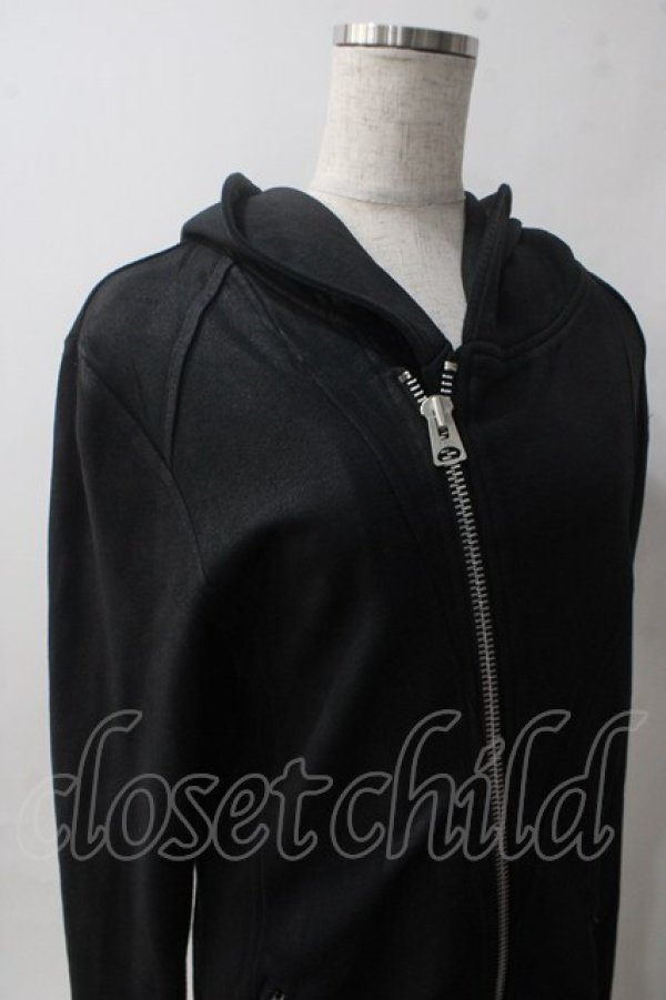 画像3: CIVARIZE / Zenith コーティングロングZIPパーカー 44 ブラック Y-25-06-01-086-GO-TO-SZ-ZT-CL001 (3)