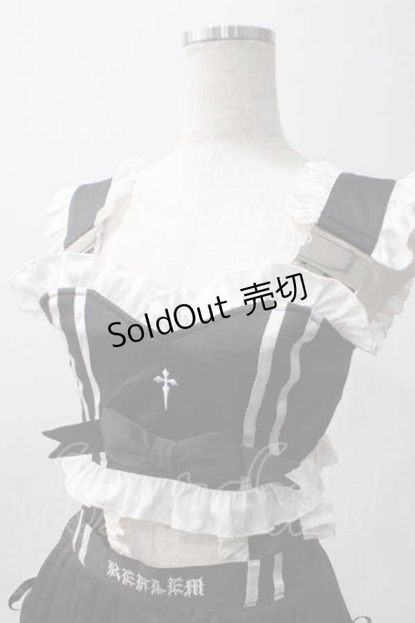 画像3: REFLEM / REFLEM×kuua コラボビスチェSET UP F ブラック Y-25-06-01-092-PU-OP-SZ-ZY (3)