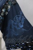 画像4: Qutie Frash / 和柄ポンチョ  ブルー Y-25-06-01-096-QU-JA-SZ-ZY (4)