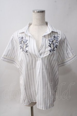 画像: axes femme / ブラウス M 白 Y-25-06-01-112-AX-BL-SZ-ZY