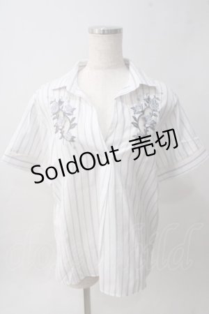 画像: axes femme / ブラウス M 白 Y-25-06-01-112-AX-BL-SZ-ZI