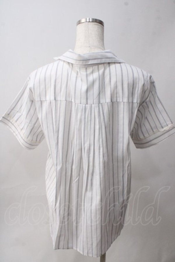 画像2: axes femme / ブラウス M 白 Y-25-06-01-112-AX-BL-SZ-ZI (2)