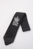 画像1: ALGONQUINS / 刺繍ネクタイ  黒 Y-25-06-01-015-AL-ZA-SZ-ZY (1)