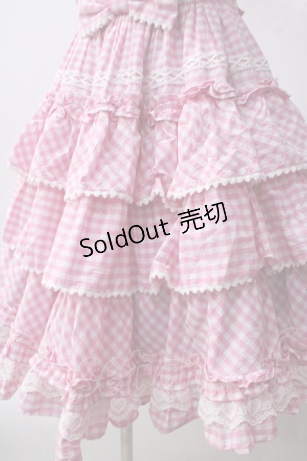 画像4: Angelic Pretty / Prettyフリルジャンパースカート  ピンク Y-25-06-01-123-AP-OP-SZ-ZY (4)