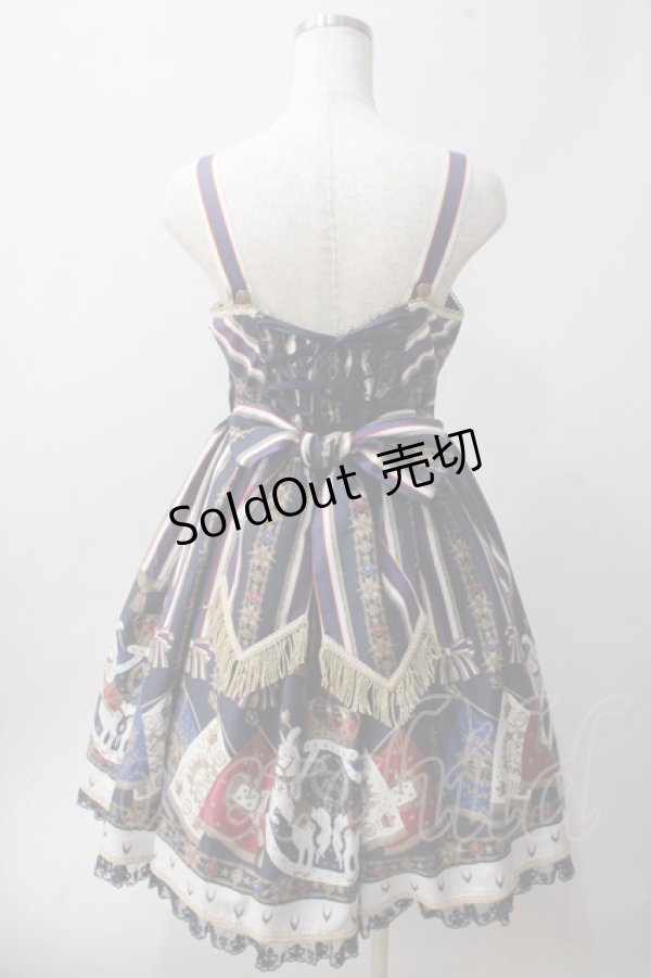 画像2: Angelic Pretty / ガーディアンユニコーンジャンパースカート  紺 Y-25-06-01-124-AP-OP-SZ-ZY (2)