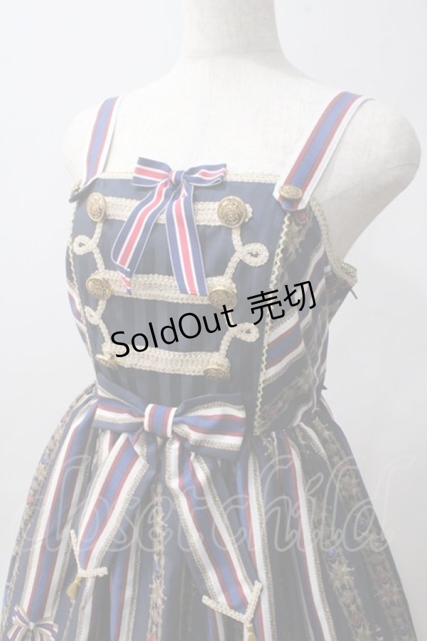 画像3: Angelic Pretty / ガーディアンユニコーンジャンパースカート  紺 Y-25-06-01-124-AP-OP-SZ-ZY (3)