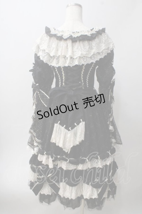 画像2: Hinana Queena / Platinum Feastワンピース M ブラック Y-25-06-01-129-LO-OP-SZ-ZY (2)