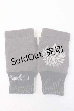 画像: ALGONQUINS / フィンガーレスグローブ  グレー Y-25-06-01-018-AL-ZA-SZ-ZY