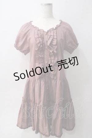 画像: axes femme / シャーリングワンピース M ピンク Y-25-06-01-138-AX-OP-SZ-ZY