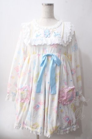 画像: DOLLS PARTY / ANIMAL KINDERGARTEN ワンピース M 白 Y-25-06-01-149-EL-OP-SZ-ZY