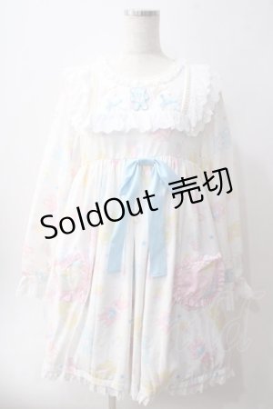 画像: DOLLS PARTY / ANIMAL KINDERGARTEN ワンピース M 白 Y-25-06-01-149-EL-OP-SZ-ZY