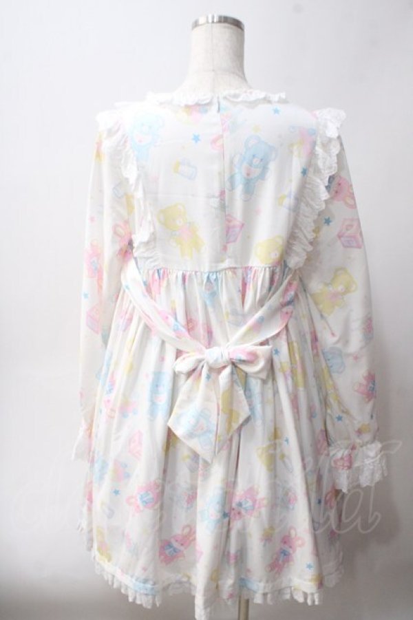 画像2: DOLLS PARTY / ANIMAL KINDERGARTEN ワンピース M 白 Y-25-06-01-149-EL-OP-SZ-ZY (2)